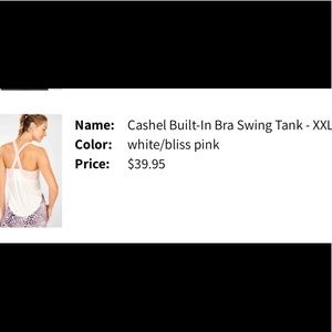 Fabletics cashel swing tank